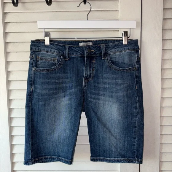 Judy Blue Bermuda Shorts JB1510 Size Large USA Denim Jean Shorts - Picture 2 of 6